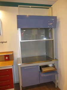 Campana Jeb puerta cristal para laboratorio