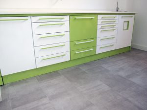 Mueble verde para clínica dental Jeb Proclilab